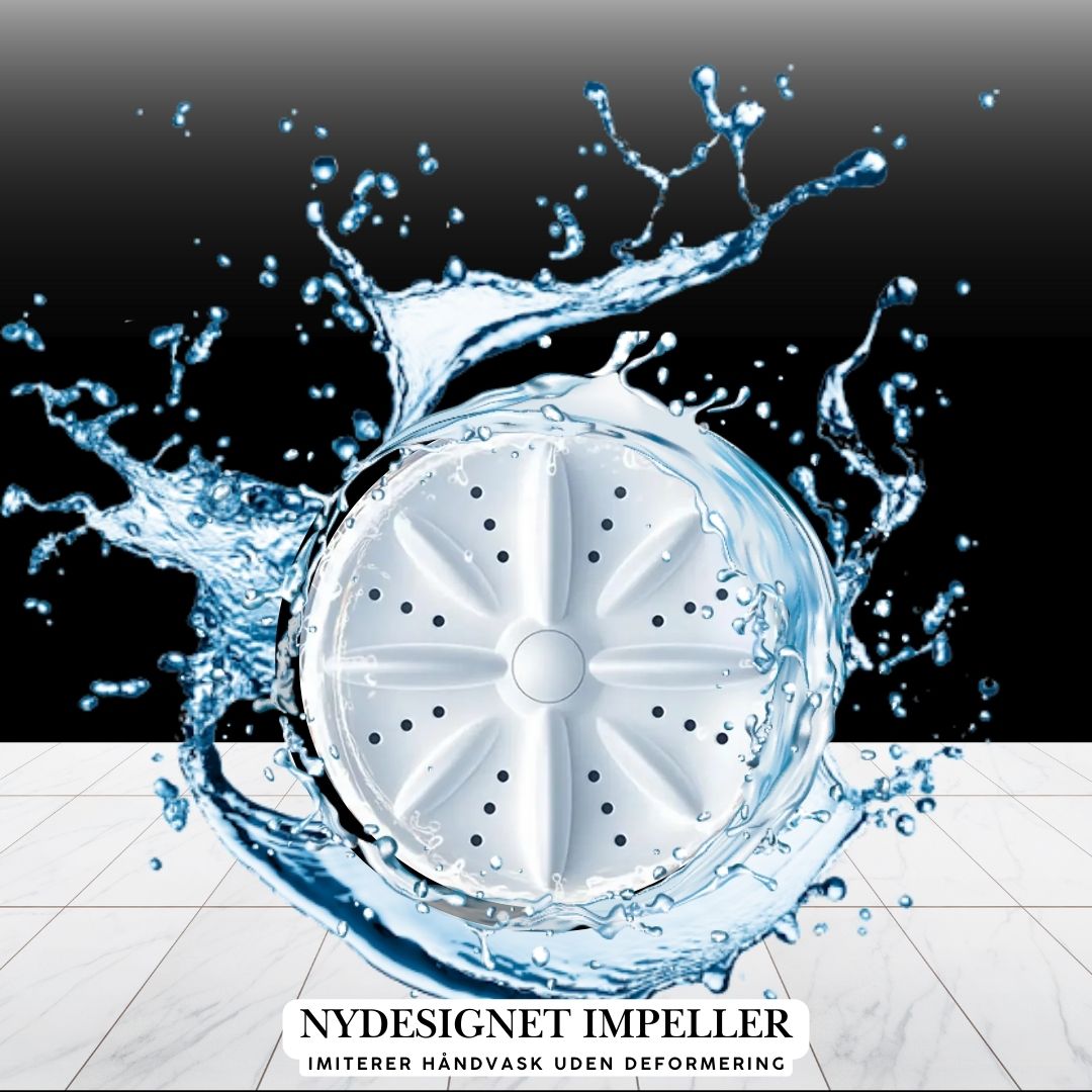 LynVask - Bærbar Trådløs Vaskemaskine