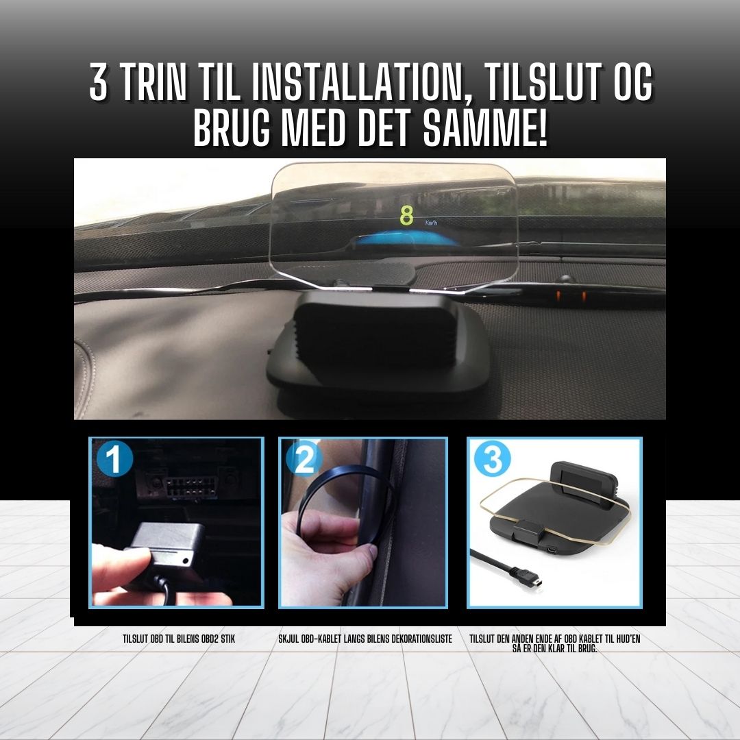 DashVis - HUD Skærm 